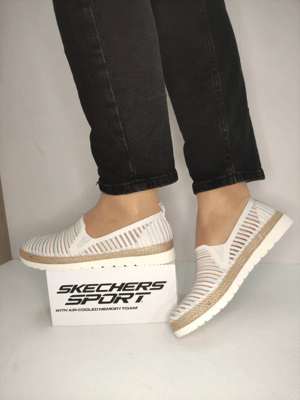 PANTOFI CASUAL DAMA SKECHERS 113980 WMLT - imagine 5