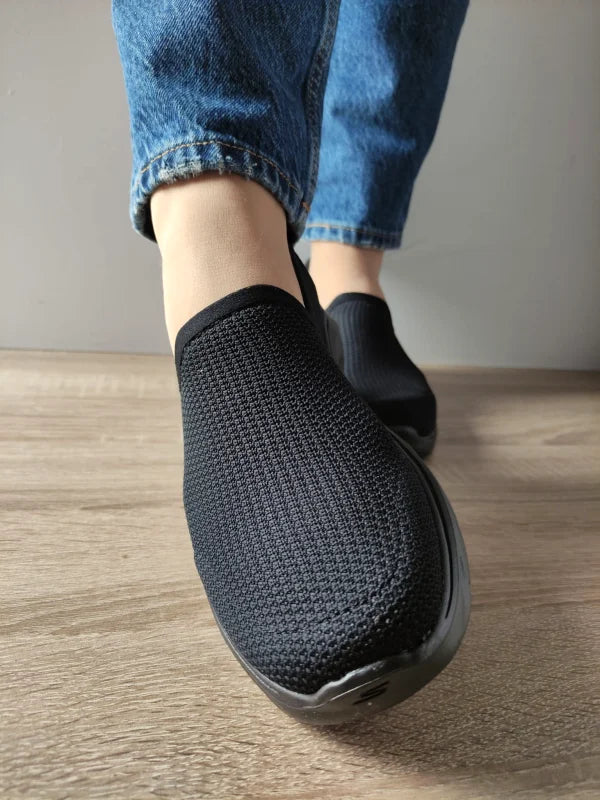 PANTOFI CASUAL DAMA SKECHERS 125218 BBK - imagine 3