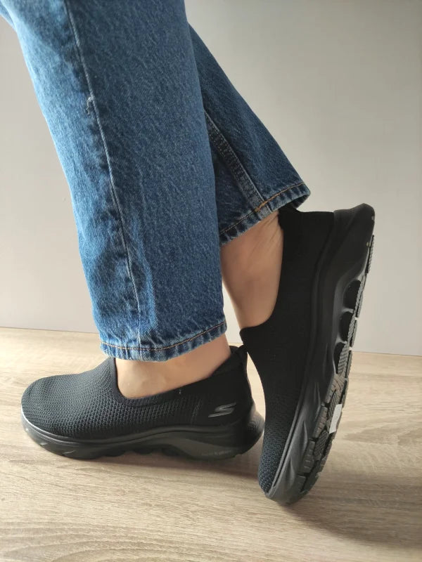 PANTOFI CASUAL DAMA SKECHERS 125218 BBK - imagine 5