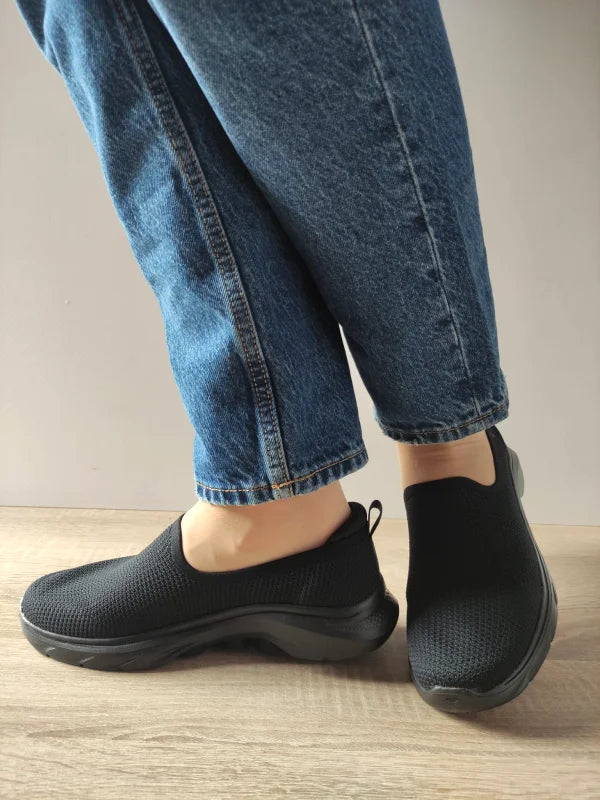 PANTOFI CASUAL DAMA SKECHERS 125218 BBK - imagine 2