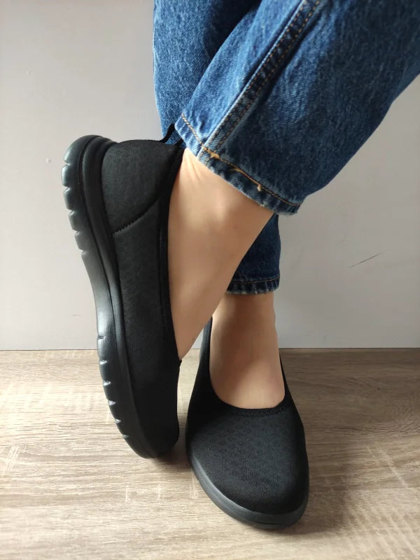 PANTOFI CASUAL DAMA SKECHERS 138360 BBK - imagine 3