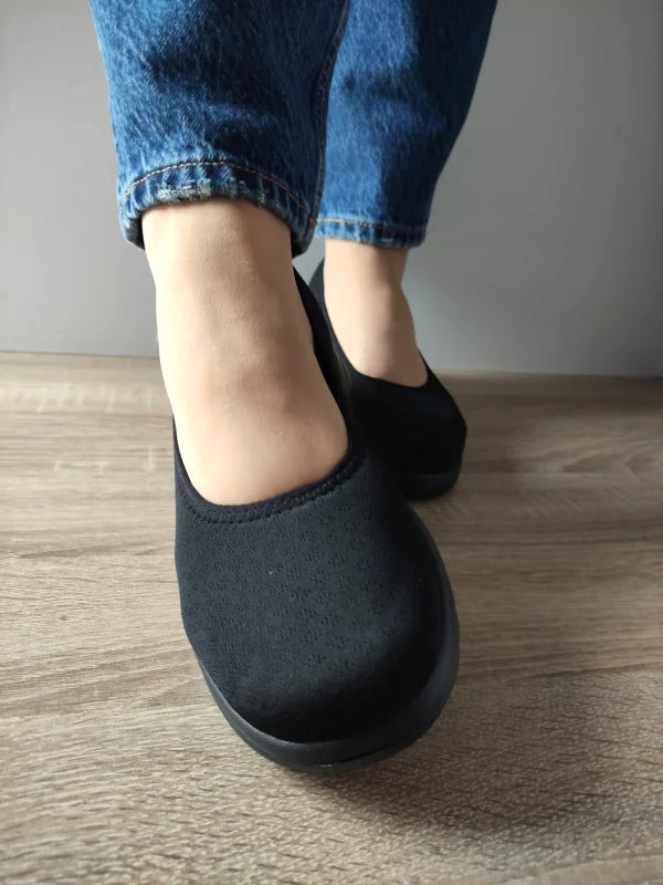 PANTOFI CASUAL DAMA SKECHERS 138360 BBK - imagine 4