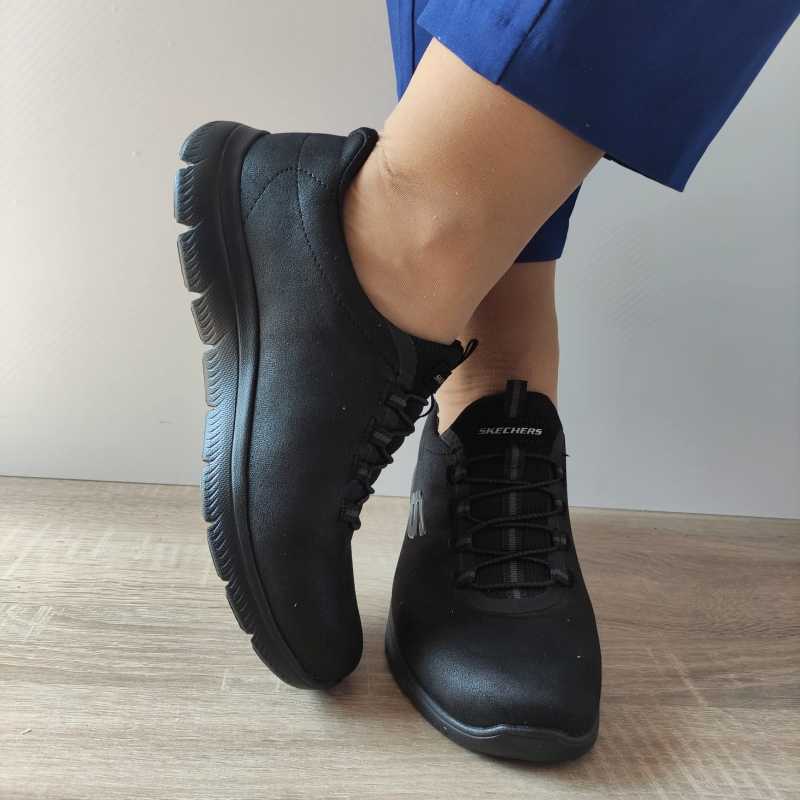 PANTOFI CASUAL DAMA SKECHERS 149200 BBK - imagine 5