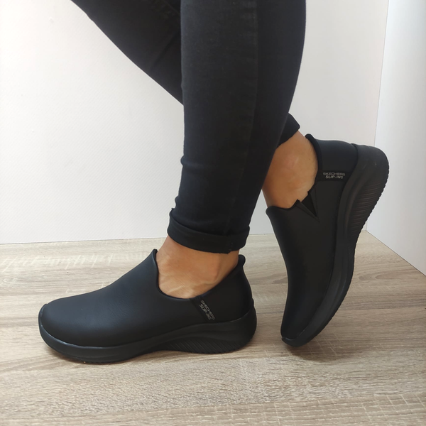 PANTOFI CASUAL DAMA SKECHERS 149593 BBK - imagine 2