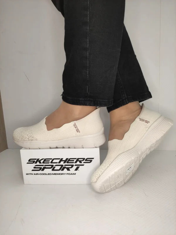 PANTOFI CASUAL DAMA SKECHERS 158980 OFWT - imagine 5