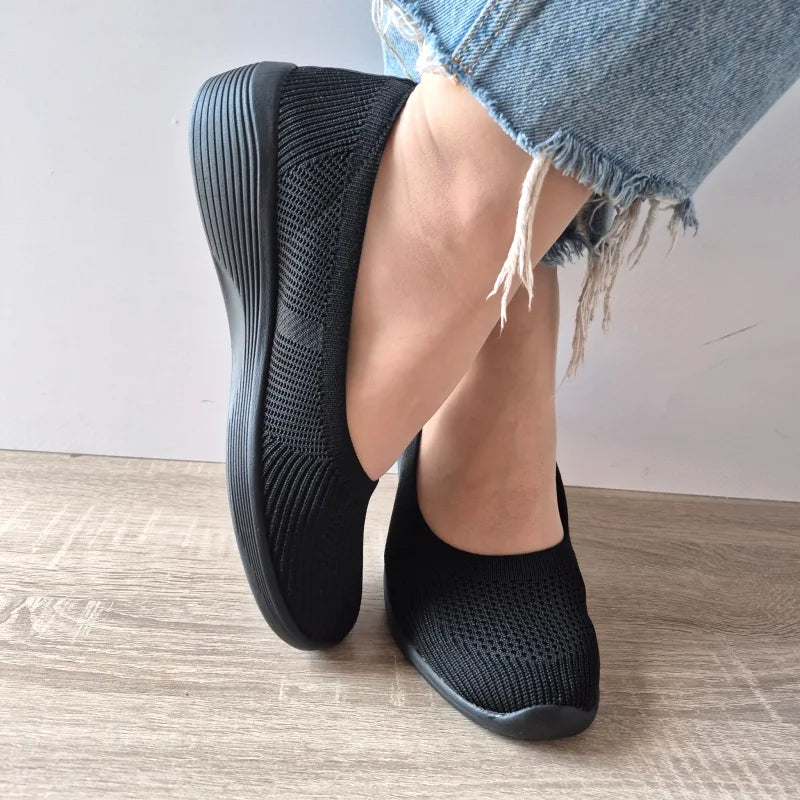 PANTOFI CASUAL DAMA SKECHERS 158987 BBK - imagine 4