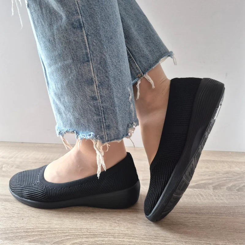 PANTOFI CASUAL DAMA SKECHERS 158987 BBK - imagine 5