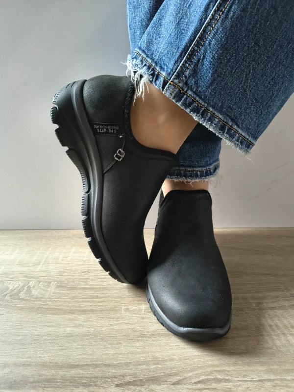 PANTOFI CASUAL DAMA SKECHERS 167872 BLK - imagine 5