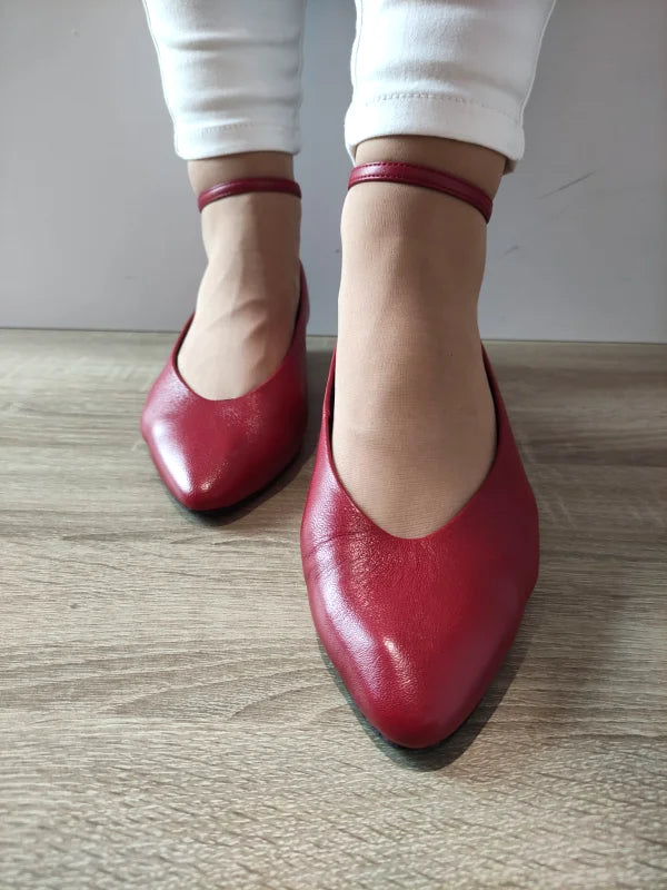 PANTOFI CASUAL DAMA TAMARIS 22161-45 ROSII INCHIS - imagine 3
