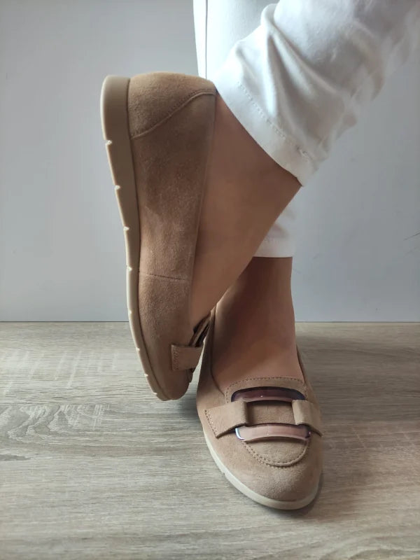 PANTOFI CASUAL DAMA TAMARIS 22170-45 BEJ VELUR