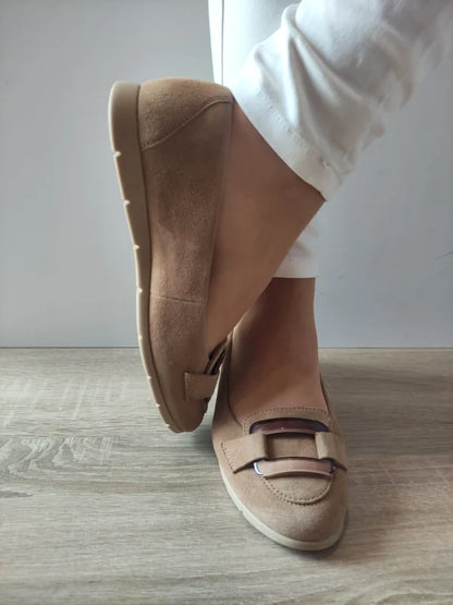PANTOFI CASUAL DAMA TAMARIS 22170-45 BEJ VELUR