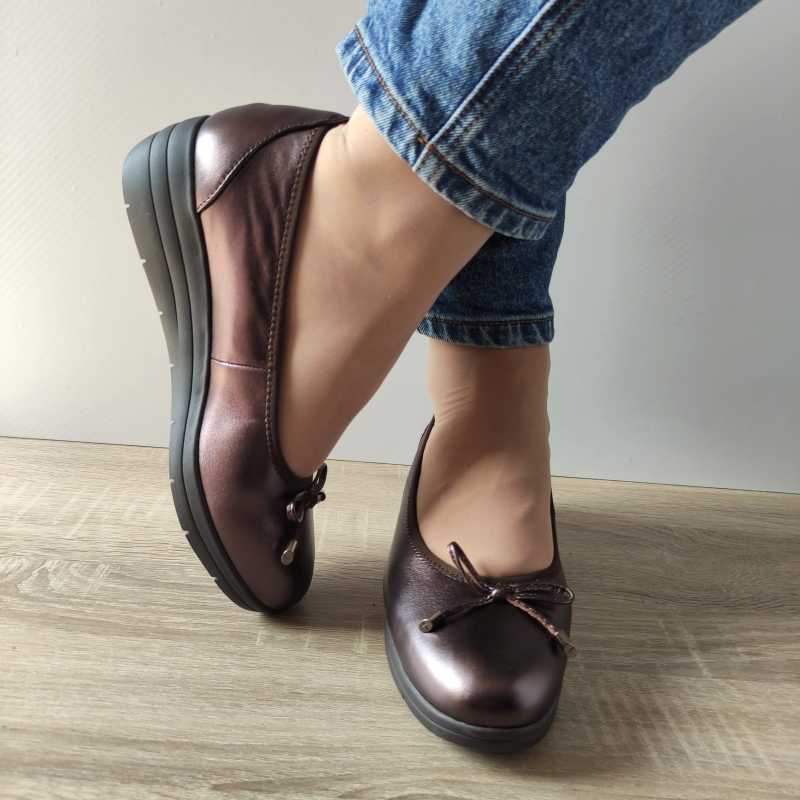 PANTOFI CASUAL DAMA TAMARIS 82104-43 BRONZE - imagine 5