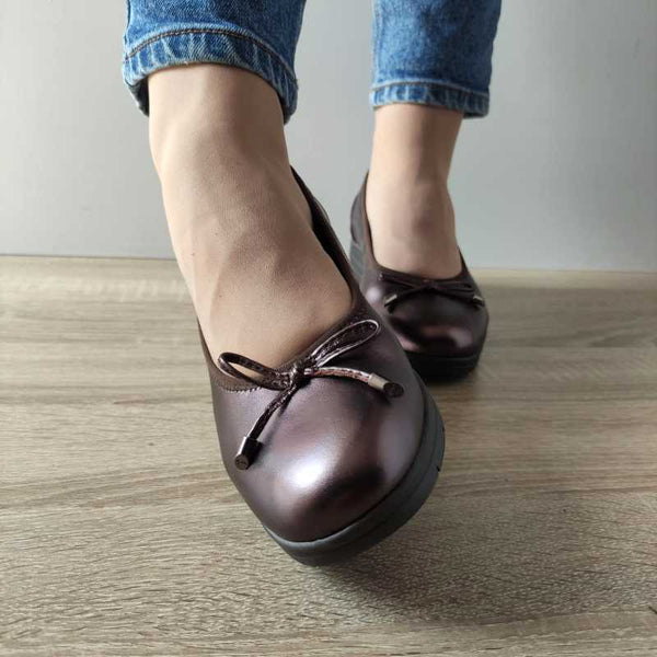 PANTOFI CASUAL DAMA TAMARIS 82104-43 BRONZE - imagine 4