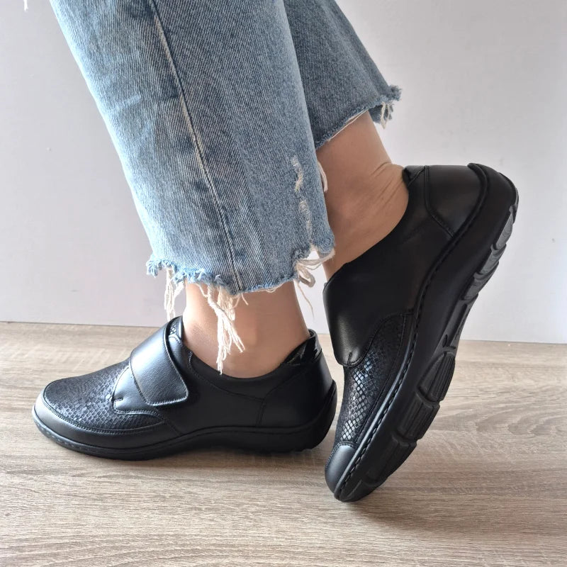 PANTOFI CASUAL DAMA WALDLAUFER 496H31 352 NEGRI - imagine 2