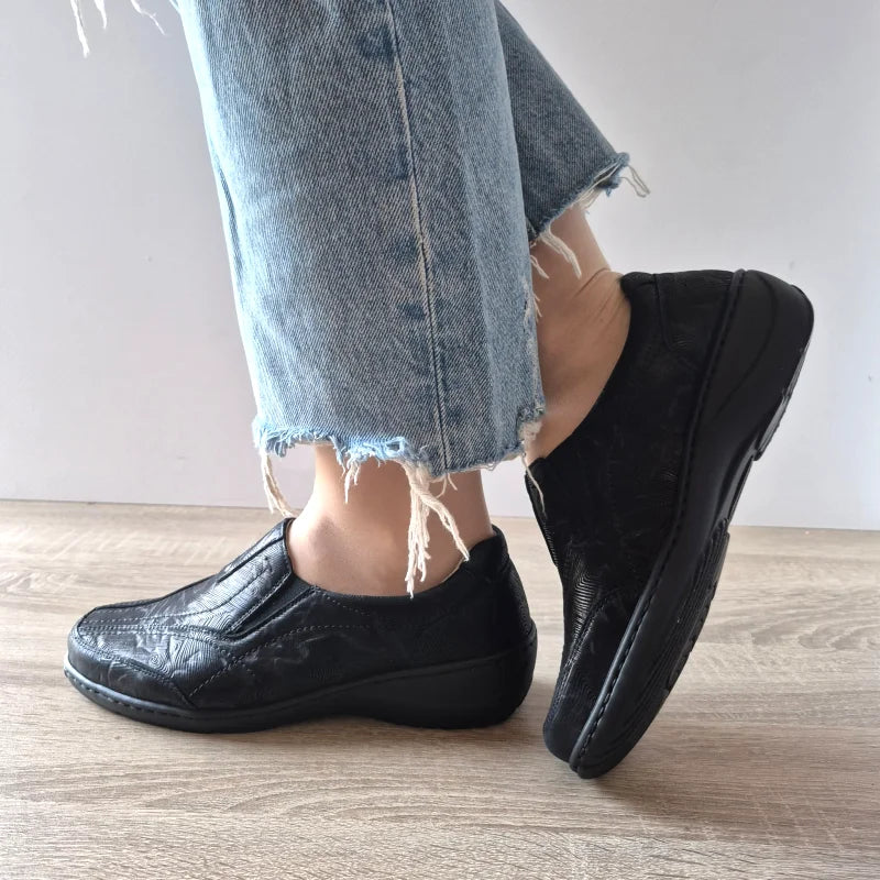 PANTOFI CASUAL DAMA WALDLAUFER 607504 NEGRI