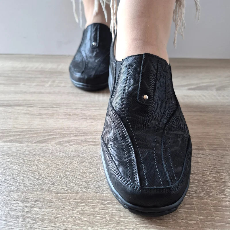 PANTOFI CASUAL DAMA WALDLAUFER 607504 NEGRI - imagine 3