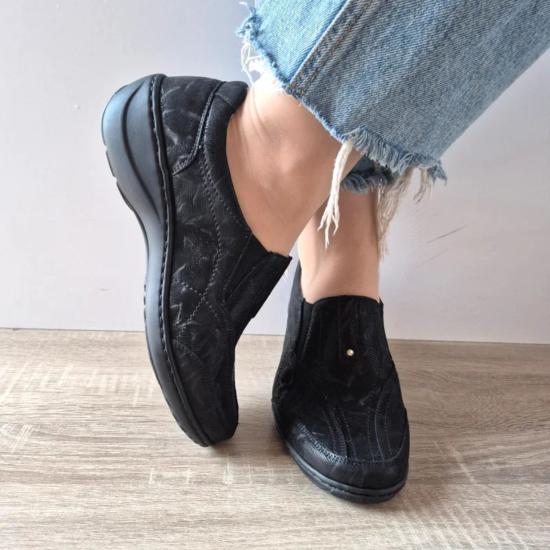 PANTOFI CASUAL DAMA WALDLAUFER 607504 NEGRI - imagine 4