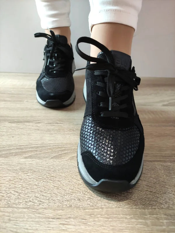PANTOFI CASUAL DAMA WALDLAUFER 957H02 NEGRI - imagine 4