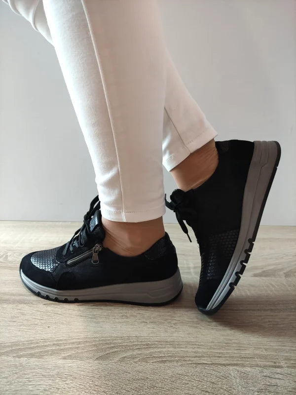 PANTOFI CASUAL DAMA WALDLAUFER 957H02 NEGRI - imagine 5