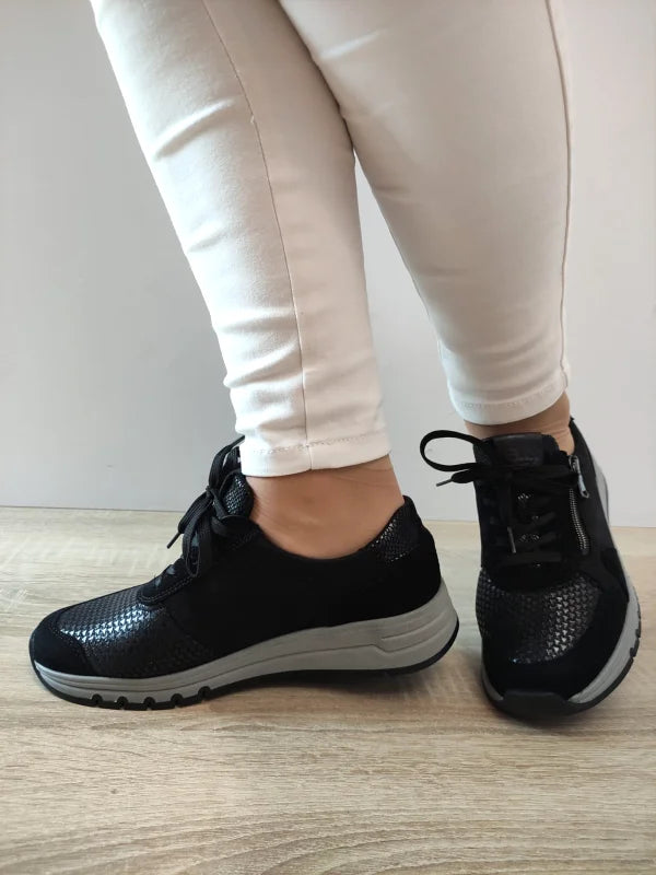 PANTOFI CASUAL DAMA WALDLAUFER 957H02 NEGRI - imagine 2