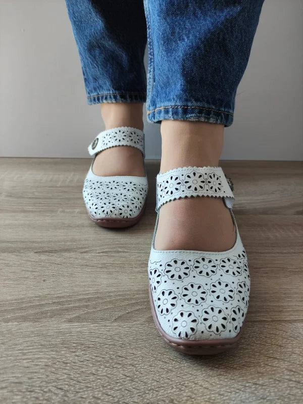 PANTOFI CASUAL PERFORATI DAMA MARIA CONTI 739894 ALBI