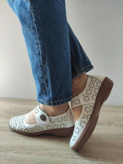 PANTOFI CASUAL PERFORATI DAMA MARIA CONTI 739894 ALBI
