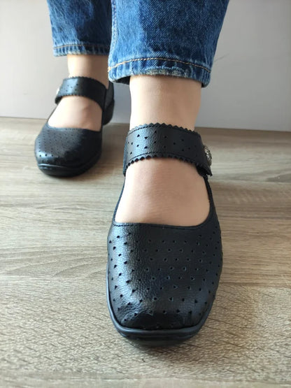 PANTOFI CASUAL PERFORATI DAMA MARIA CONTI 739904 NEGRI