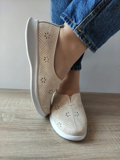 PANTOFI CASUAL PERFORATI DAMA MARIO CONTI B929734 BEJ