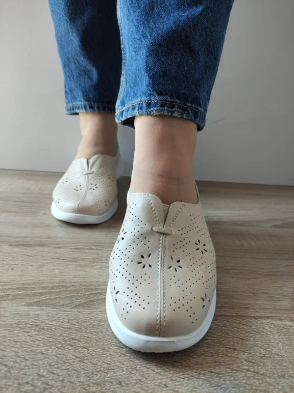 PANTOFI CASUAL PERFORATI DAMA MARIO CONTI B929734 BEJ