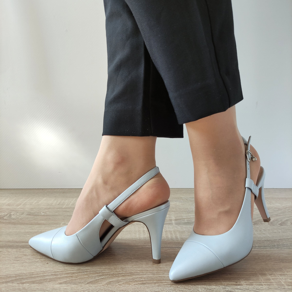 PANTOFI DECUPATI DAMA CAPRICE 29600-42 BLEU DESCHIS - imagine 2