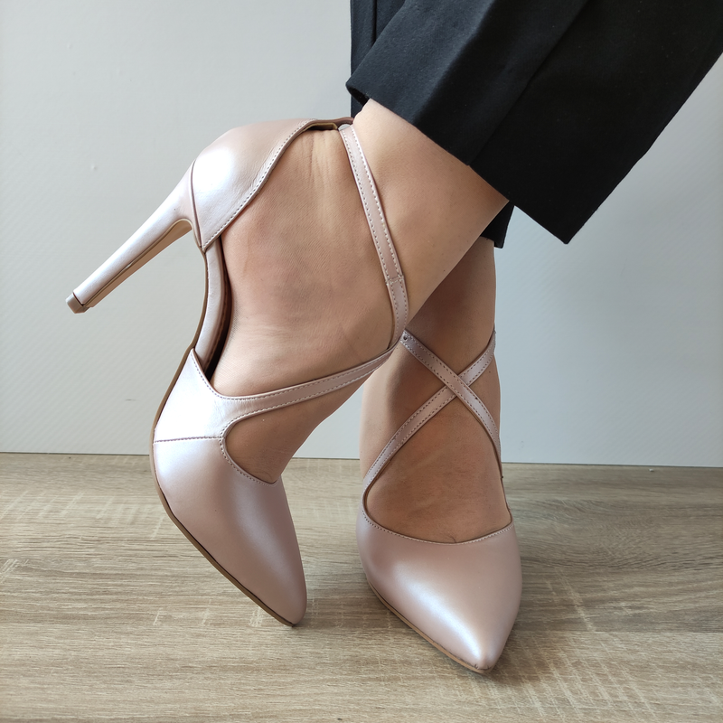 PANTOFI DECUPATI DAMA PERLLA 3211-3 GREJ SIDEFAT - imagine 5