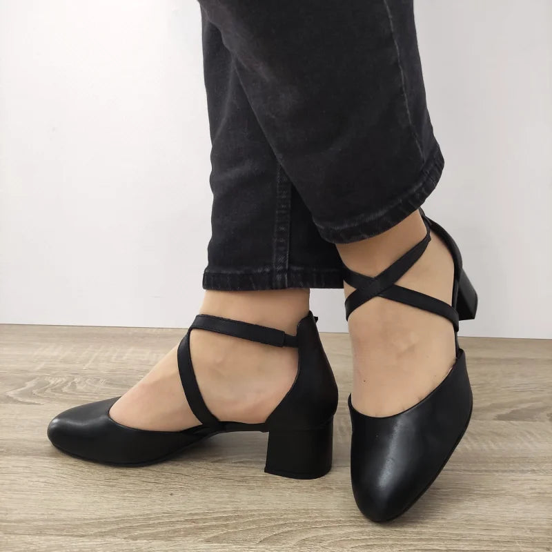 PANTOFI DECUPATI DAMA TAMARIS 82302-44 NEGRI - imagine 2