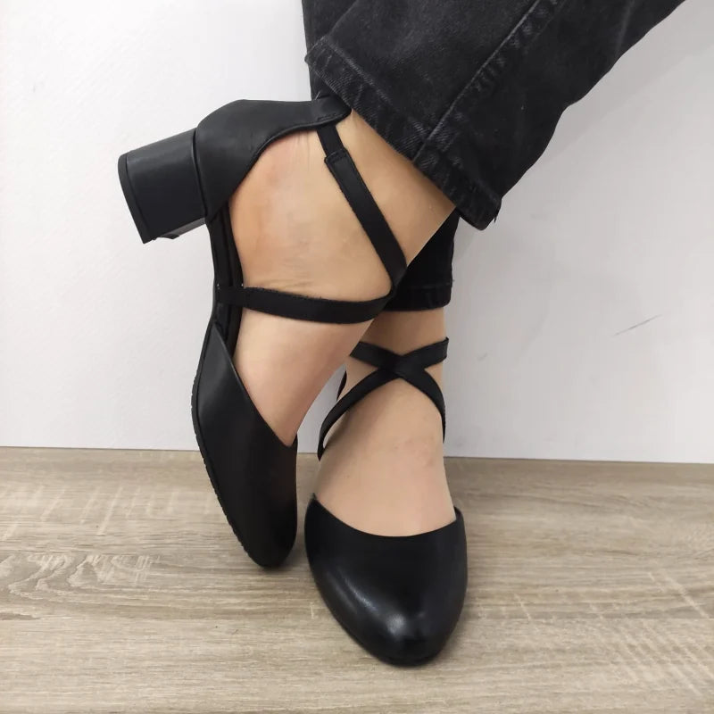 PANTOFI DECUPATI DAMA TAMARIS 82302-44 NEGRI - imagine 4