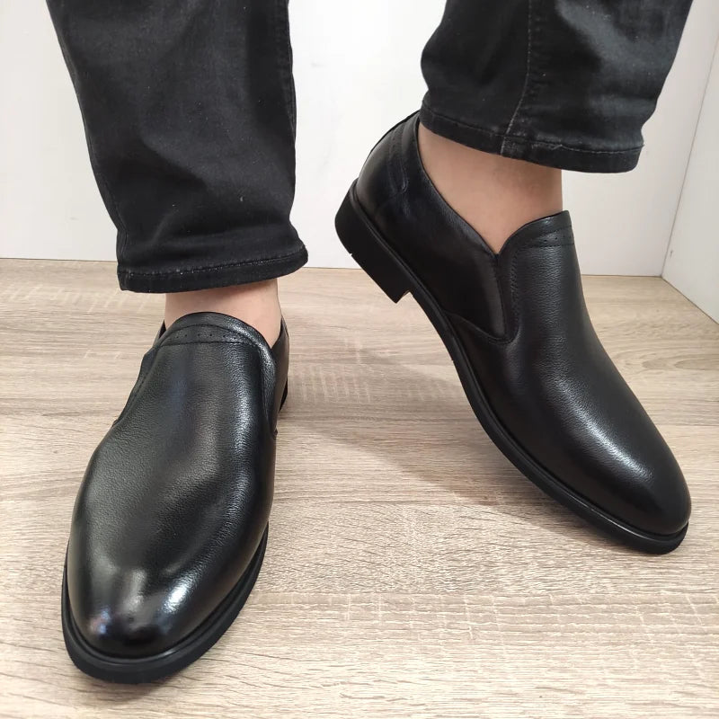 PANTOFI ELEGANTI BARBATI BIG MELS 81139T NEGRI - imagine 3