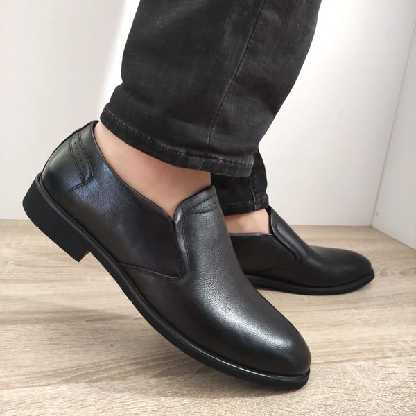PANTOFI ELEGANTI BARBATI BIG MELS 81139T NEGRI - imagine 5
