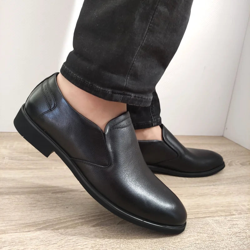PANTOFI ELEGANTI BARBATI BIG MELS 81139T NEGRI - imagine 5