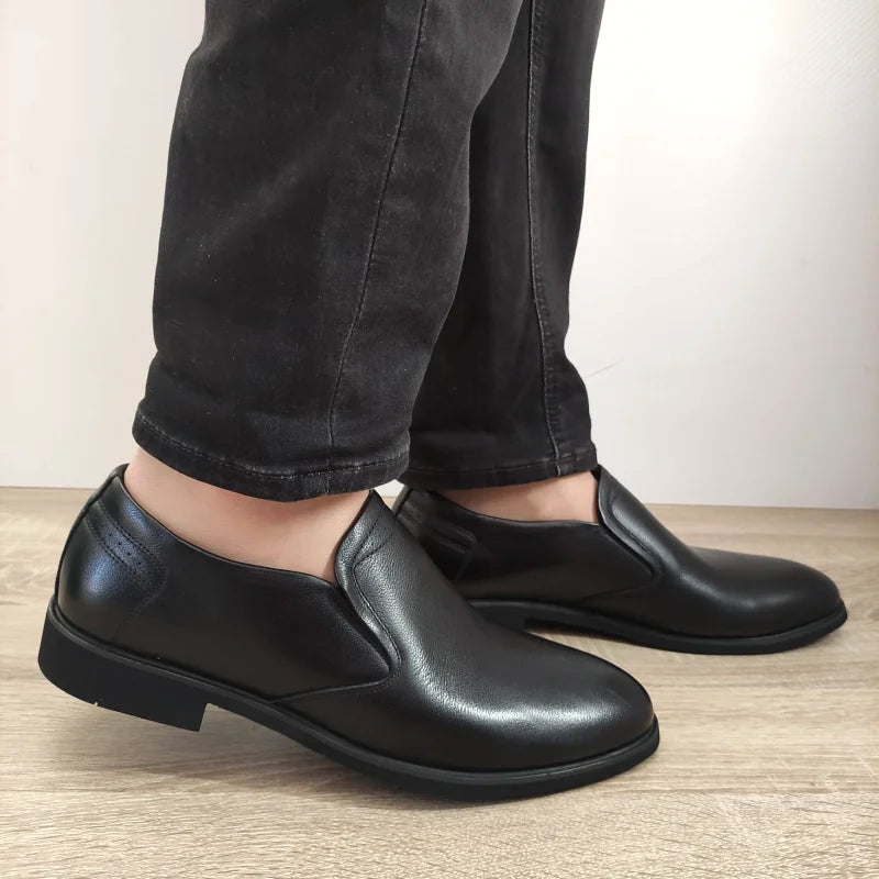 PANTOFI ELEGANTI BARBATI BIG MELS 81139T NEGRI - imagine 2
