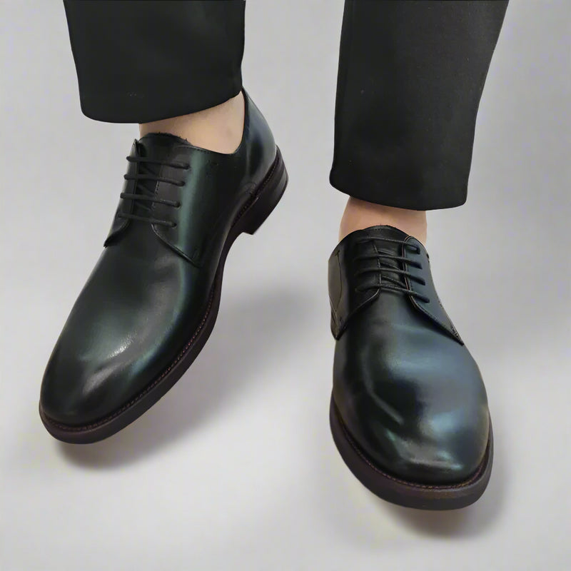 PANTOFI ELEGANTI BARBATI CARIBU 3MHS2342-2-1 01-N NEGRI - imagine 5