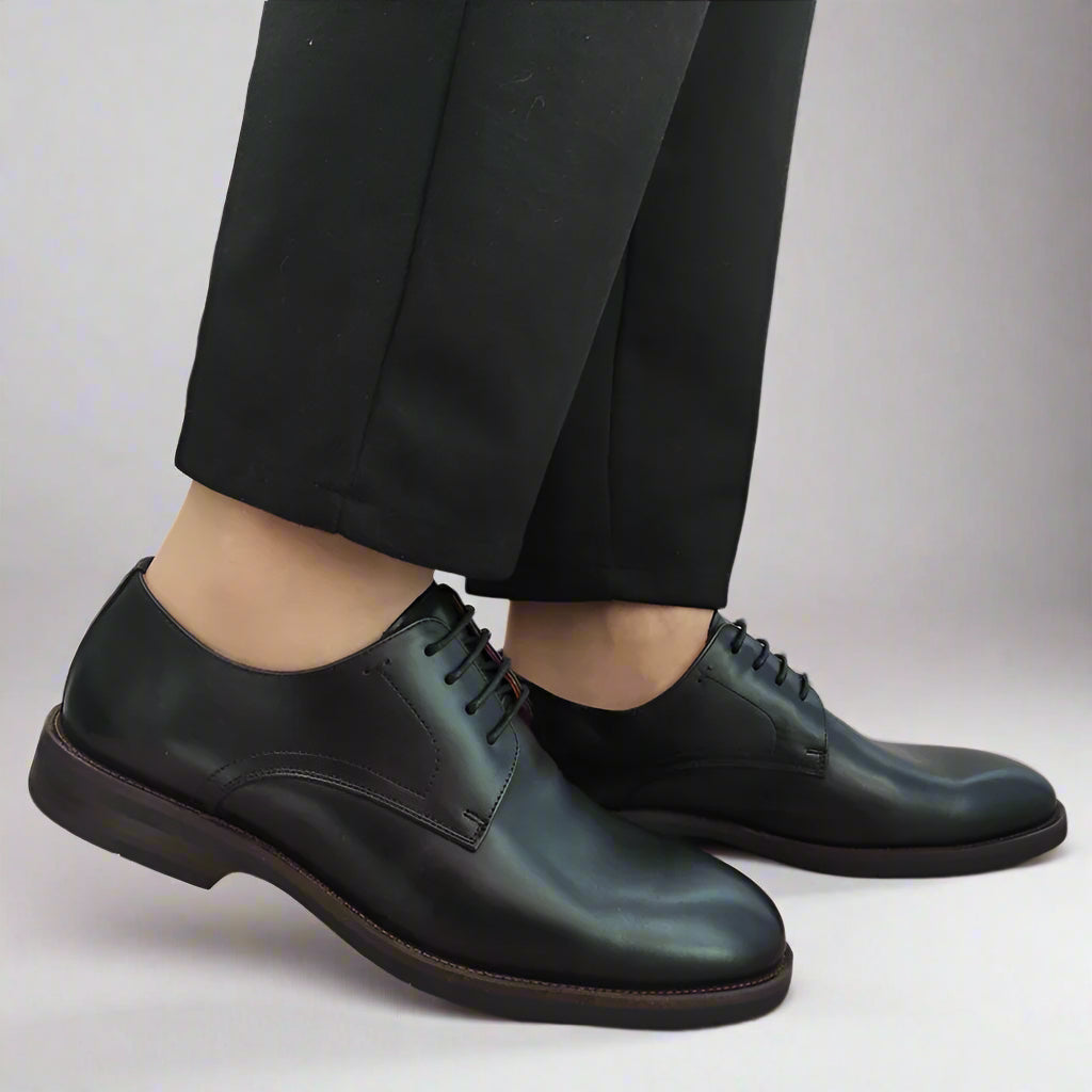 PANTOFI ELEGANTI BARBATI CARIBU 3MHS2342-2-1 01-N NEGRI - imagine 2