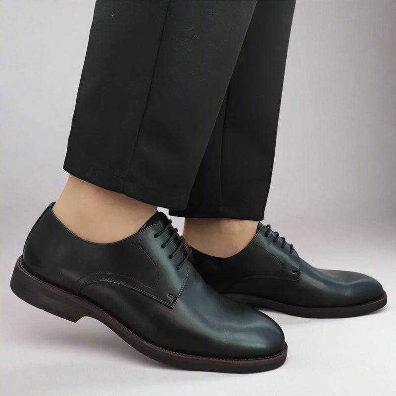 PANTOFI ELEGANTI BARBATI CARIBU 3MHS2342-2-1 01-N NEGRI - imagine 2