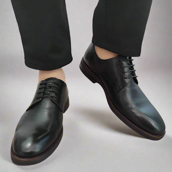 PANTOFI ELEGANTI BARBATI CARIBU 3MHS2342-2-1 01-N NEGRI - imagine 3