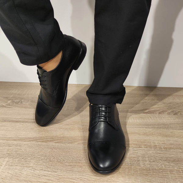 PANTOFI ELEGANTI BARBATI CATALI 231563CR NEGRI - imagine 3