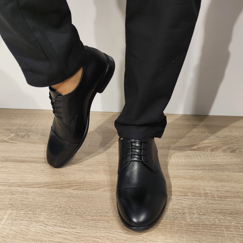 PANTOFI ELEGANTI BARBATI CATALI 231563CR NEGRI - imagine 3