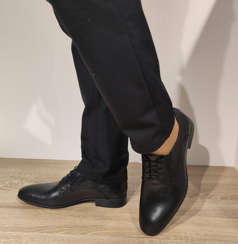 PANTOFI ELEGANTI BARBATI CATALI 530CR NEGRI - imagine 2