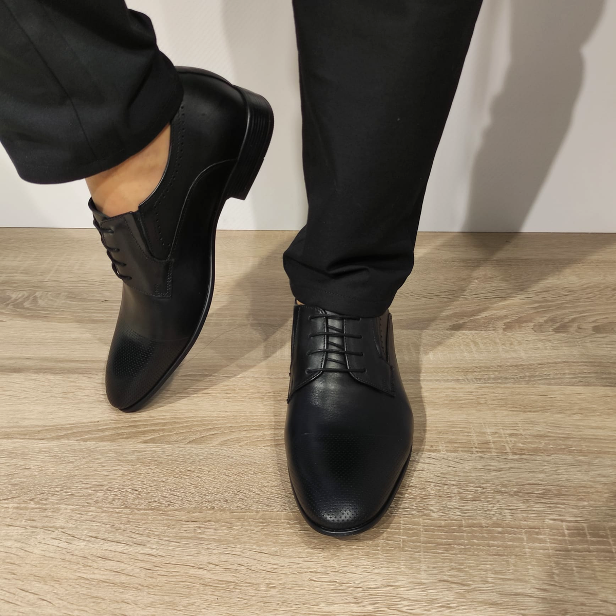 PANTOFI ELEGANTI BARBATI CATALI 530CRP NEGRI - imagine 4