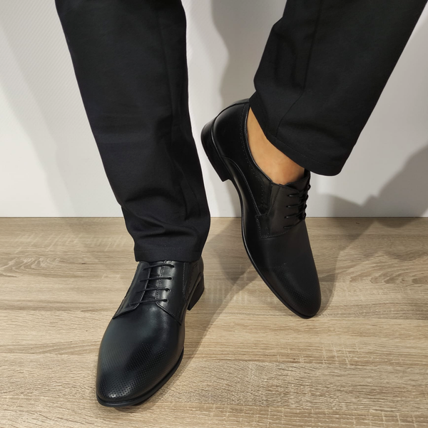 PANTOFI ELEGANTI BARBATI CATALI 530CRP NEGRI - imagine 5