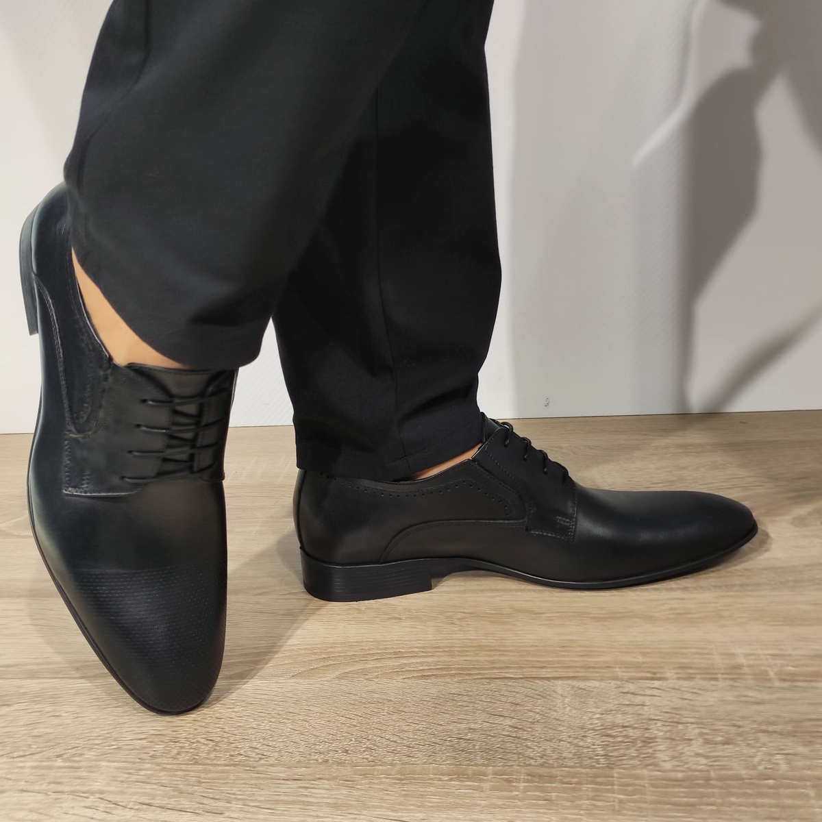 PANTOFI ELEGANTI BARBATI CATALI 530CRP NEGRI - imagine 3