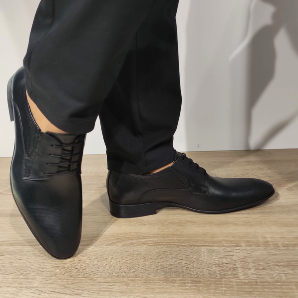 PANTOFI ELEGANTI BARBATI CATALI 530CRP NEGRI - imagine 3