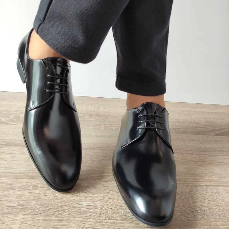 PANTOFI ELEGANTI BARBATI CONHPOL 8498-0017 NEGRI FLORANTIC - imagine 4