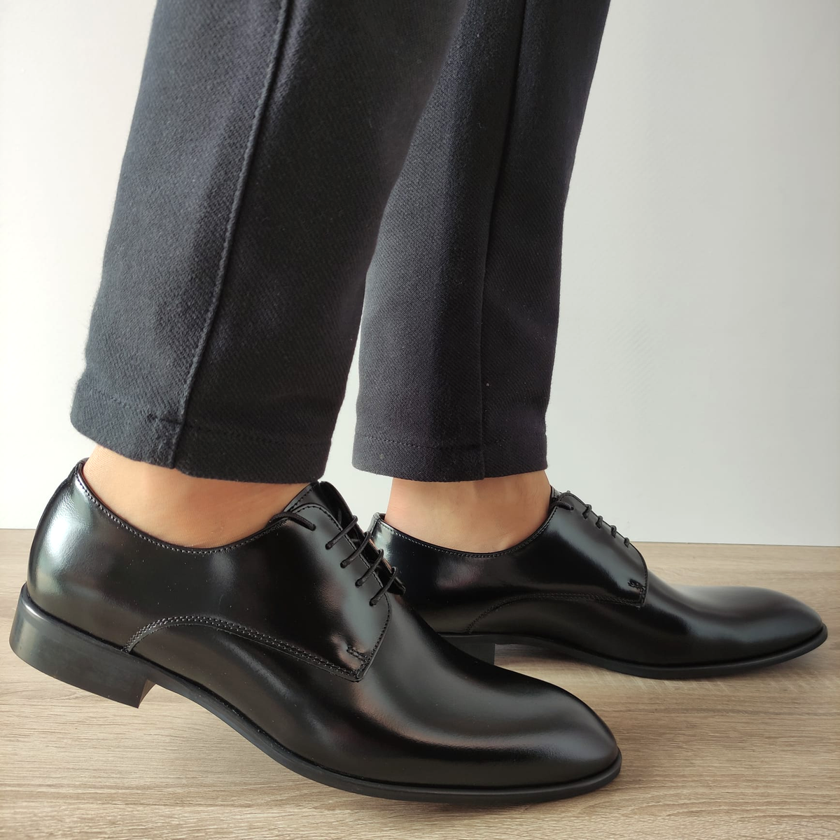 PANTOFI ELEGANTI BARBATI CONHPOL 8520-0017-00S01 NEGRI FLORANTIC - imagine 2